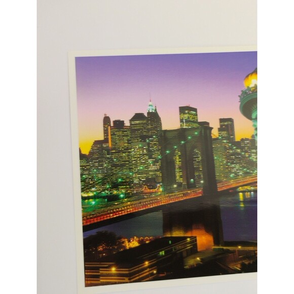 New York City NY chrome postcard Statue of Liberty view - Picture 2 of 9